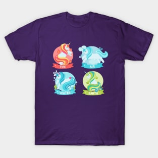 Elemental Unicorns T-Shirt